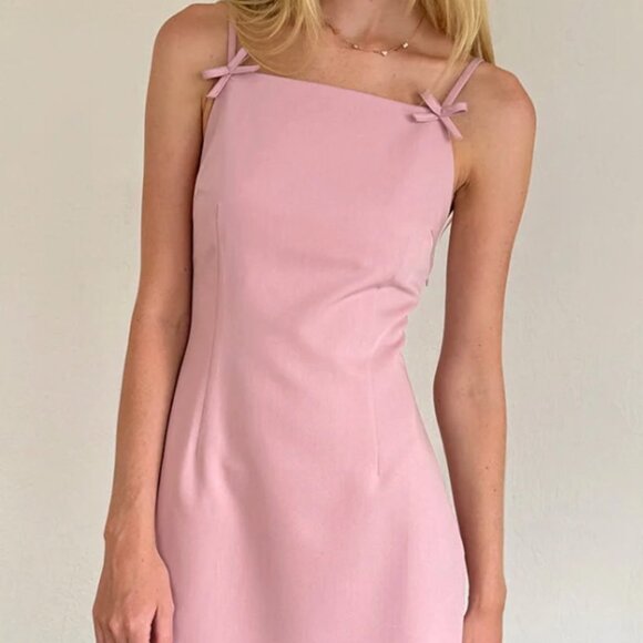 Motel Rocks Dresses & Skirts - Aketi Mini Dress in Dusky Pink S